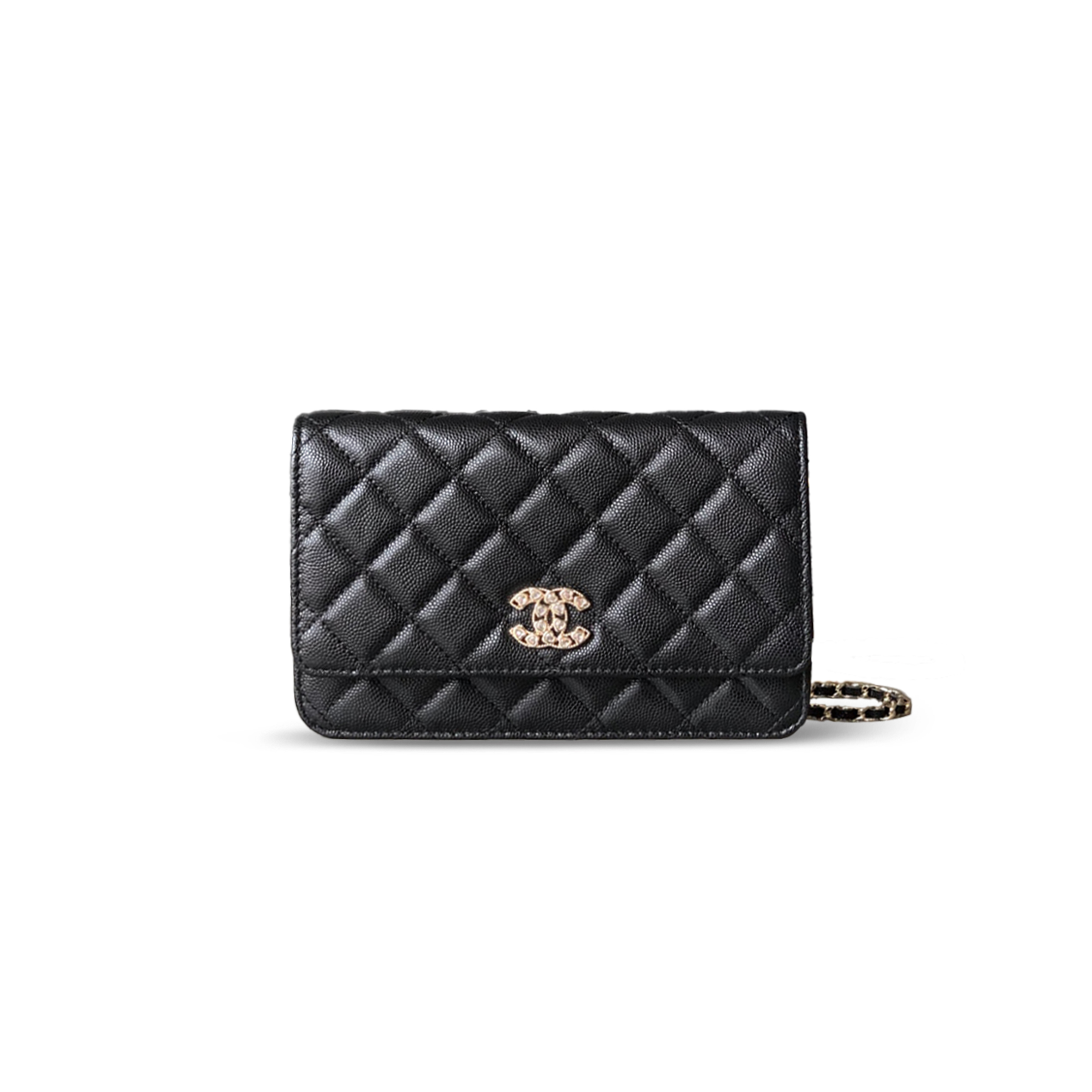 CHANEL LOVE DIAMOND WALLET ON CHAIN 396451 (20*12.3*3.5cm)